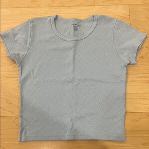 Brandy Melville Soft Blue Tee